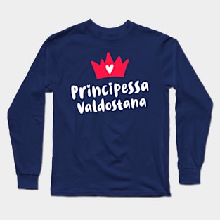 Valle D'Aosta Principessa Valdostana Valdostan Princess Long Sleeve T-Shirt